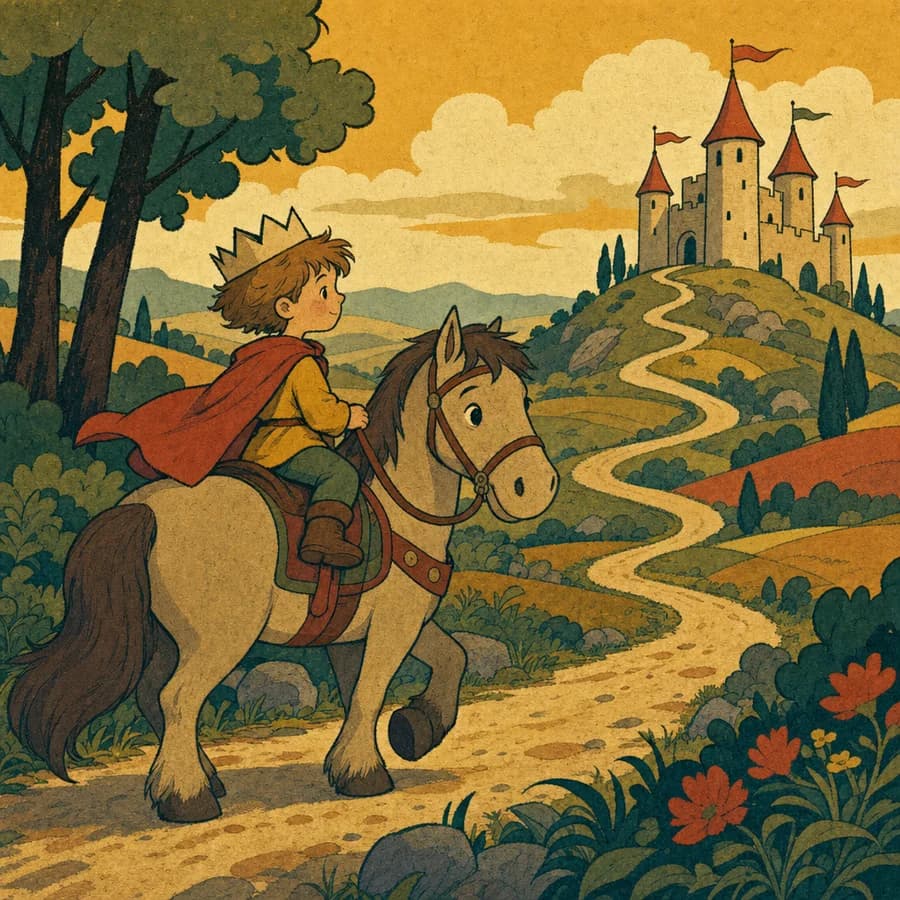 Once Upon a Time storybook style example