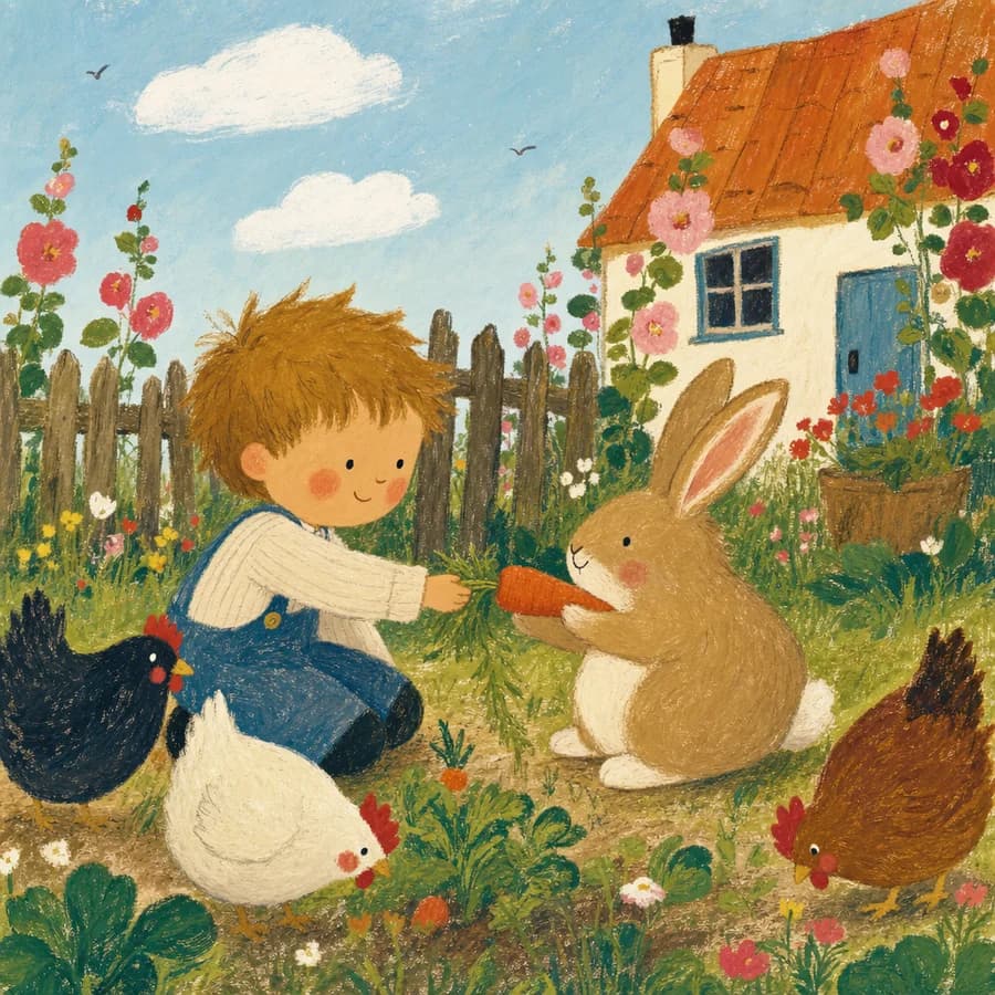 Sweet and Simple storybook style example